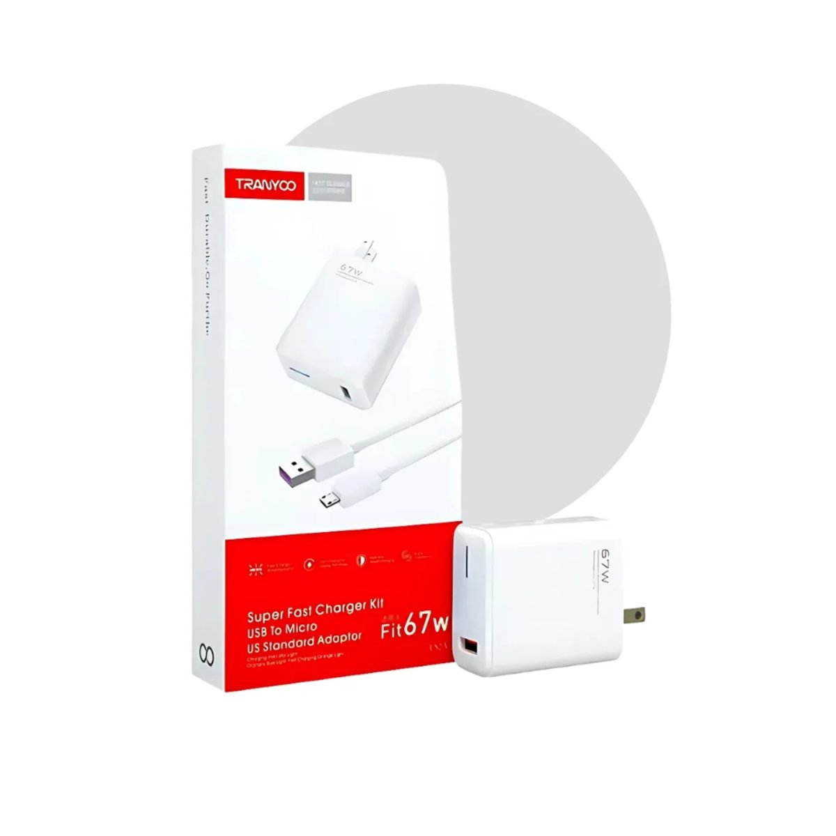 CARGADOR TRANYCO US2-IP FIT 67W en HILAX.PE — Camaná, Arequipa