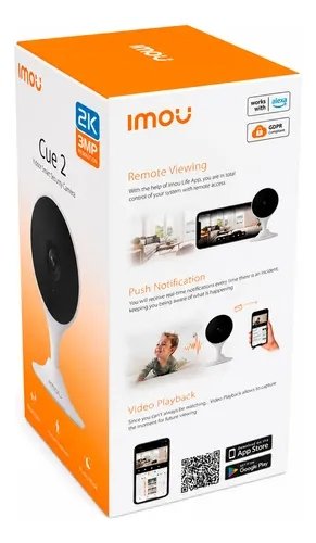 CAMARA IP IMOU CUE 2, LENTE 2K 3MP INTERIOR / IPC-C22EN-A