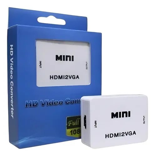ADAPTADOR HDMI2VGA PLASTICO/ CAJA AZUL en HILAX.PE — Camaná, Arequipa