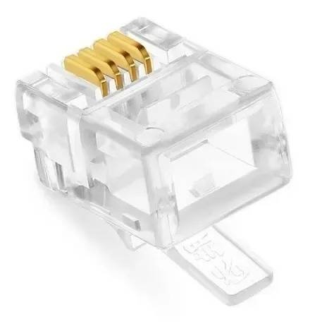 CONECTOR PLUG RJ11 TELEFONICO 4 PINES en HILAX.PE — Camaná, Arequipa