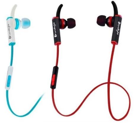 AUDIFONO INALAMBRICO BLUETOOTH LANDBYTE LB-RBT691 ROJO