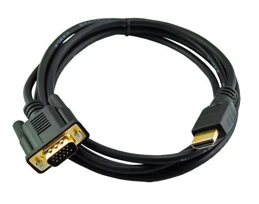 CABLE HDMI A VGA NEGRO PVC 1.5M BOLSA en HILAX.PE — Camaná, Arequipa