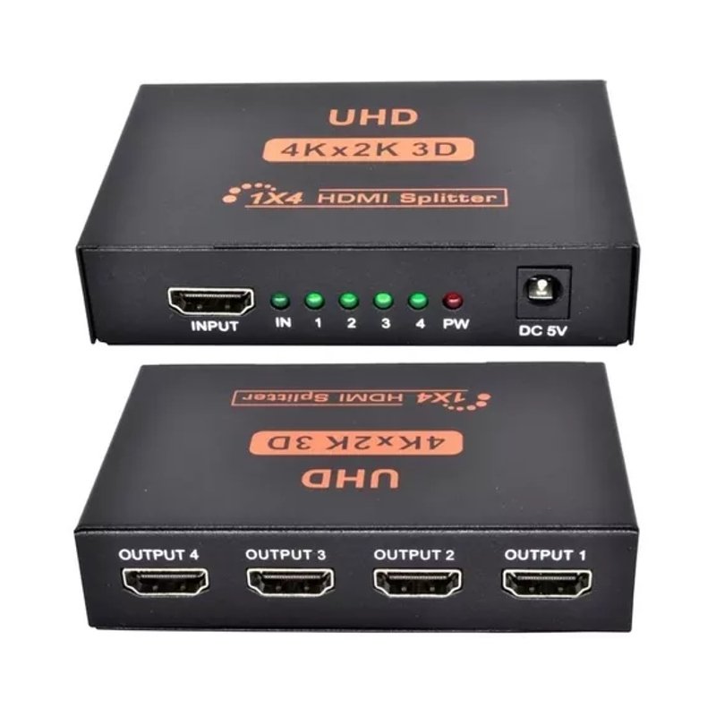 SPLITTER HDMI 4K X4 PUERTOS