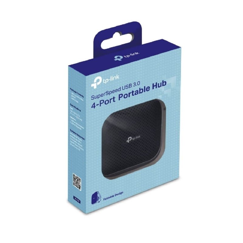 HUB USB TP-LINK UH400, 4P 3.0 TIPO A, NEGRO