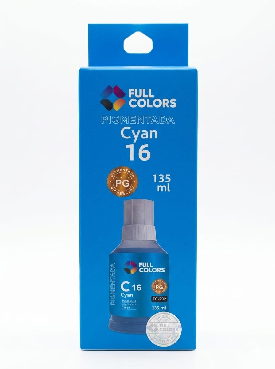 TINTA FULLCOLORS FC-292 CYAN CANON 170ML en HILAX.PE — Camaná, Arequipa