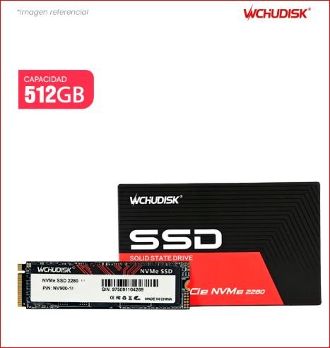 UNIDAD SOLIDO WCHUDISK 512GB M.2 NVME 2280