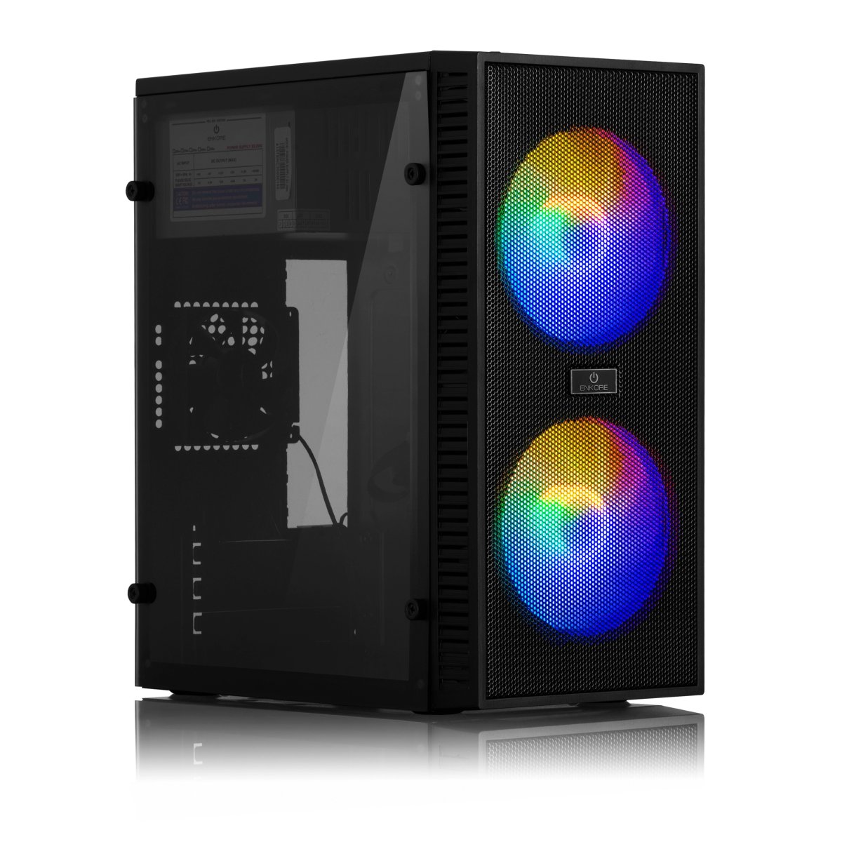 CASE GAMER ENKORE KINGDOM ENC 3003 230W REAL - 2FAN en HILAX.PE — Camaná, Arequipa