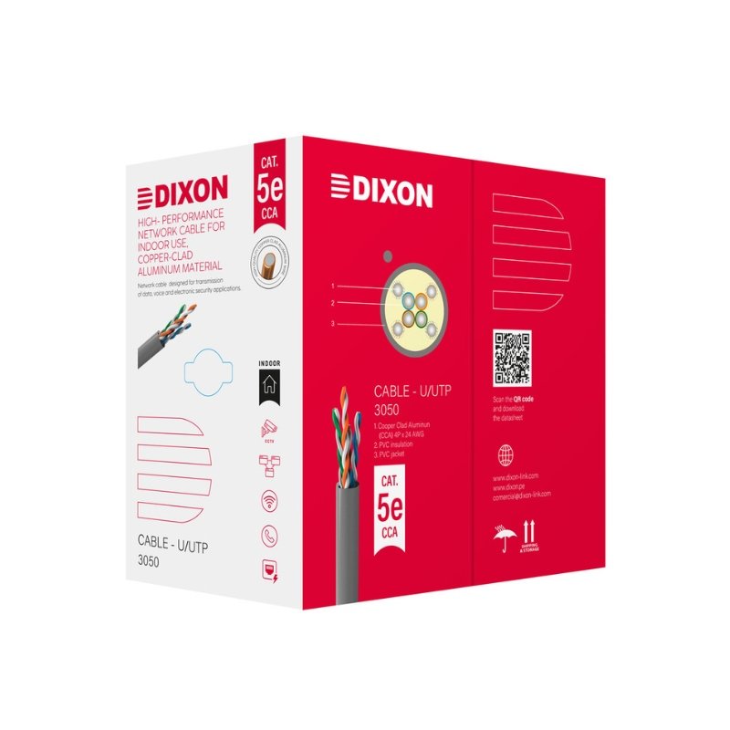 CABLE DE RED UTP CAT 5 DIXON 3050 en HILAX.PE — Camaná, Arequipa