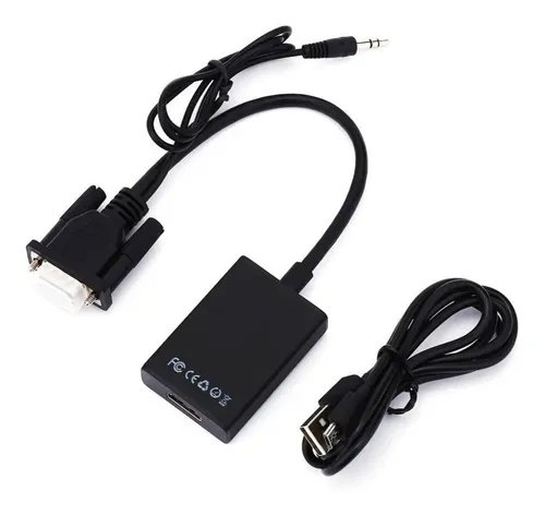 ADAPTADOR VGA A HDMI / AUDIO CAJA VERDE en HILAX.PE — Camaná, Arequipa