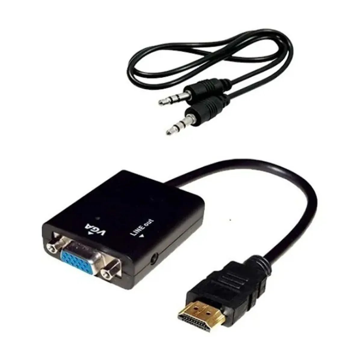 ADAPTADOR HDMI A VGA/ AUDIO - CAJA NARANJA en HILAX.PE — Camaná, Arequipa