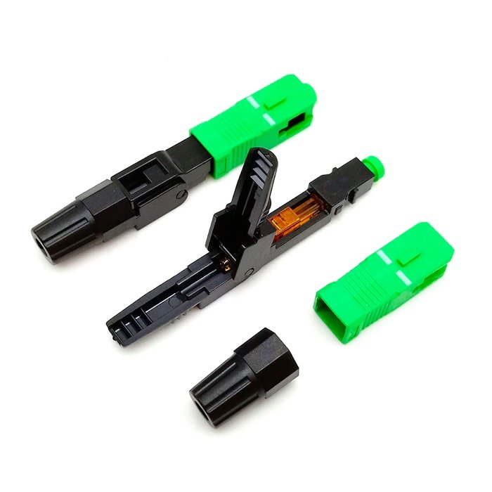 CONECTOR RAPIDO FIBRA OPTICA SC-APC en HILAX.PE — Camaná, Arequipa