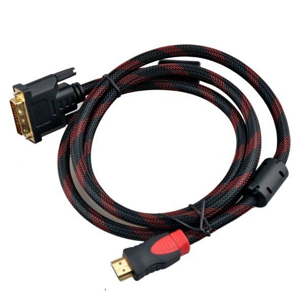 CABLE HDMI A DVI (24+5) MALLA 1.8 M en HILAX.PE — Camaná, Arequipa