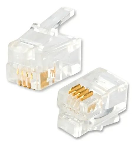 CONECTOR PLUG RJ09 AURICULAR / TELEFONICO 4 PINES en HILAX.PE — Camaná, Arequipa