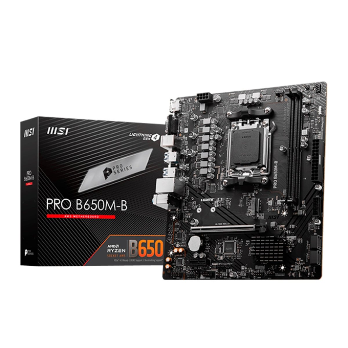 PLACA MADRE MSI PRO B650M-B, CHIPSET AMD B650, SOCKET AMD AM5, MATX en HILAX.PE — Camaná, Arequipa