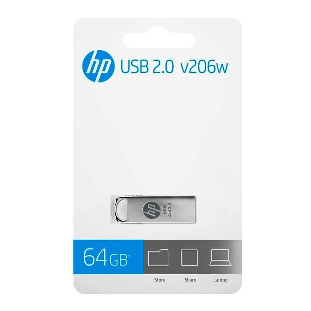 MEMORIA USB HP V206W 64GB HPFD206W-64P en HILAX.PE — Camaná, Arequipa